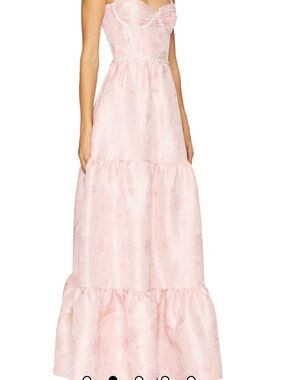 Light Pink V Chapman Lucetta Formal Dress